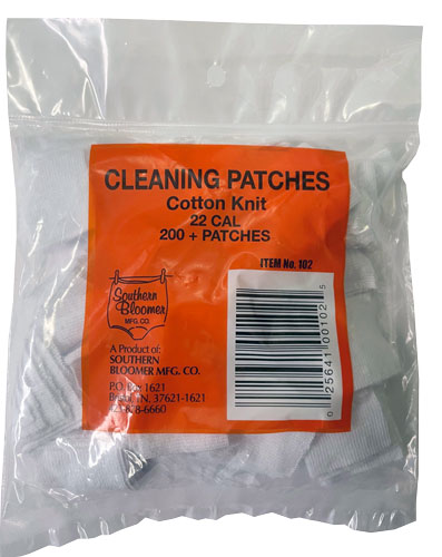 southern bloomer - Cleaning Patches - CTTN KNIT 22 CAL 200PK CLNG PATCHES for sale
