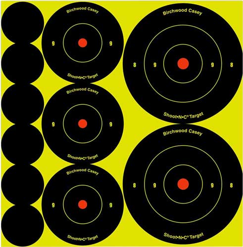 birchwood casey - Shoot-N-C - ARA12 SHT-N-C 1-2-3IN RND AST TGT 12PK for sale