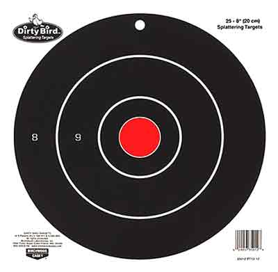 birchwood casey - Dirty Bird - PT825 DRTY BRD 8IN RND TGT 25PK for sale
