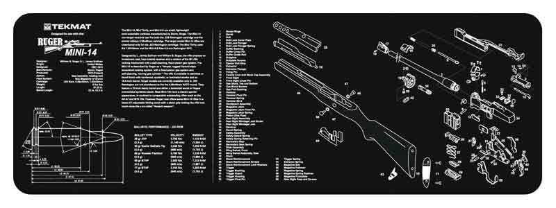 tekmat - Ruger Mini-14 - TEKMAT RUGER MINI 14 - 12X36IN for sale