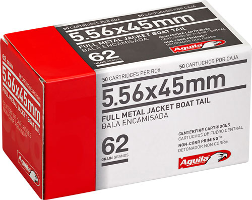 AGUILA 5.56X45 62GR FMJ-BT 50RD 20BX/CS - for sale