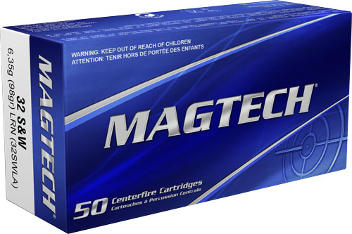 MAGTECH 32 S&W LONG 98GR LEAD-RN 50RD 20BX/CS - for sale