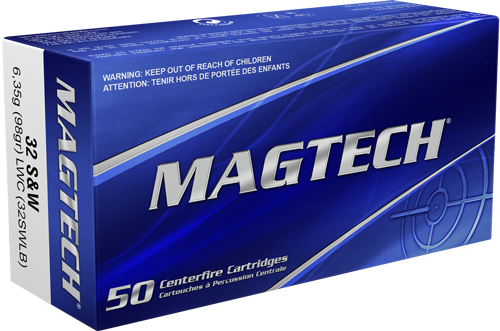 MAGTECH 32 S&W LONG 98GR LEAD WADCUTTER 50RD 20BX/CS - for sale