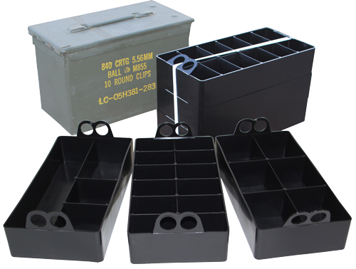 mtm case-gard - Ammo Can Organizer Insert - AMMO CAN ORGANIZER INSERT 3PK BLK for sale