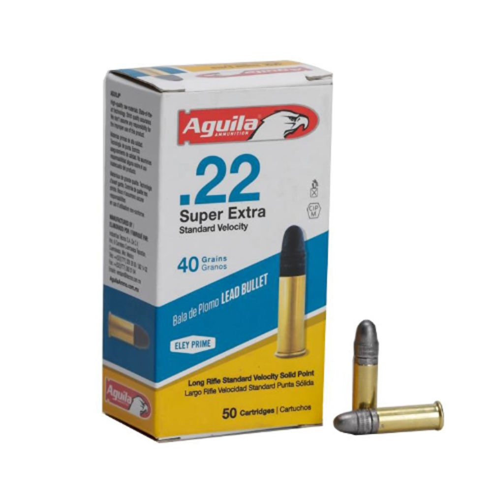 Aguila - Standard - .22LR - AMMO 22 LR SV SP 40GR 50RD/BX for sale
