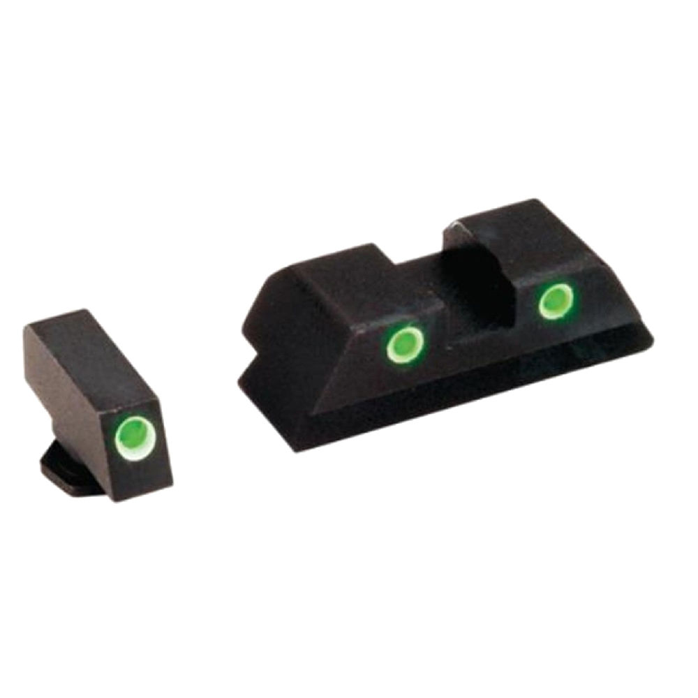 ameriglo - Classic Tritium Sight Set for Glock - CLAS 3 DOT GRN TRIT NIGHT SIT GLK 17/19 for sale
