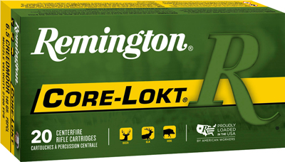 REMINGTON 6.5 CM 140GR CORE-LOKT PSP  20RD 10BX/CS - for sale