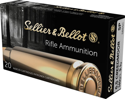 sellier & bellot ammunition - Rifle - 6.5mm Creedmoor - AMMO 6.5CREEDMOOR 140GR SP 20RD/BX for sale