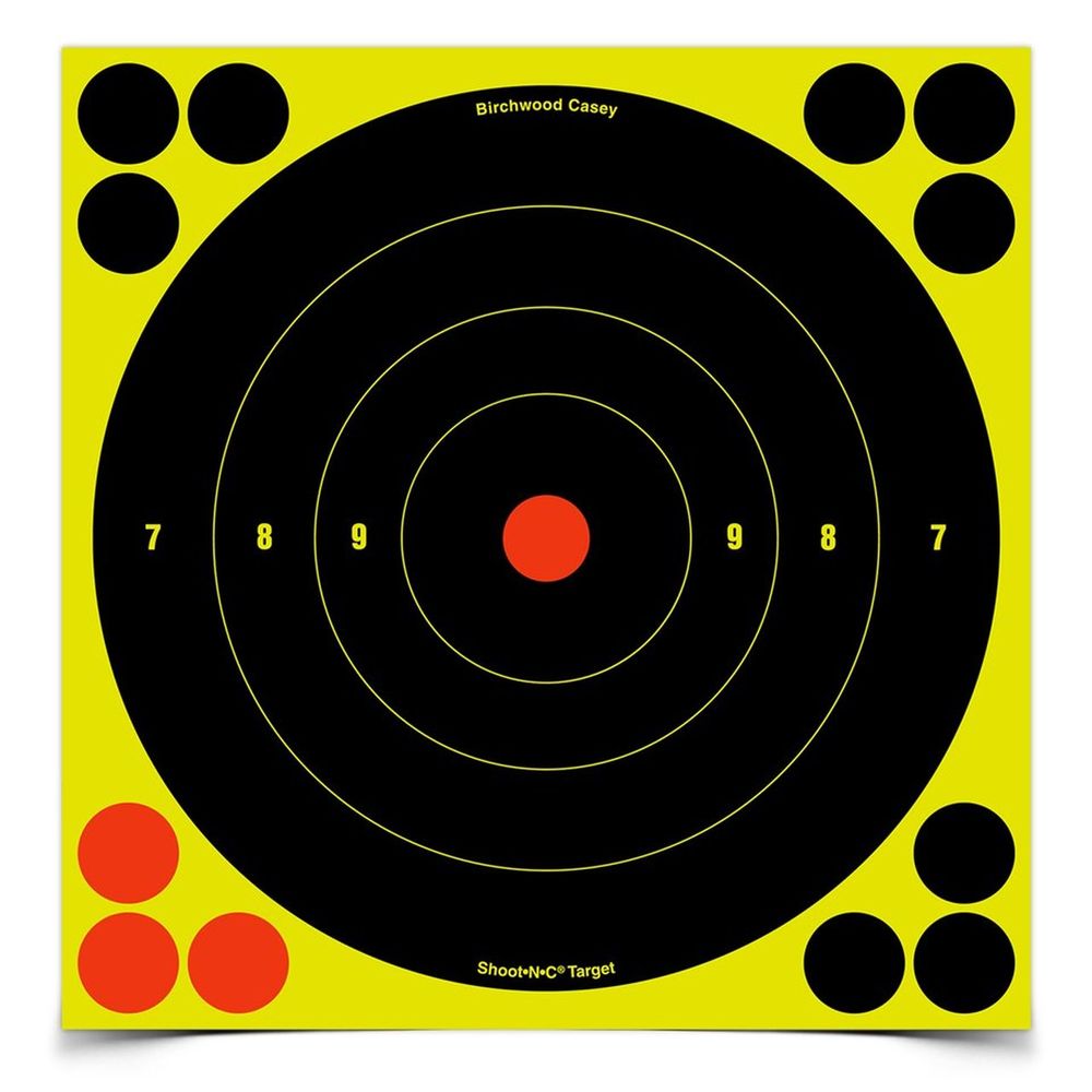 birchwood casey - BC34880 - TQ4500 SHT-N-C 8IN RND TGT 500PK for sale
