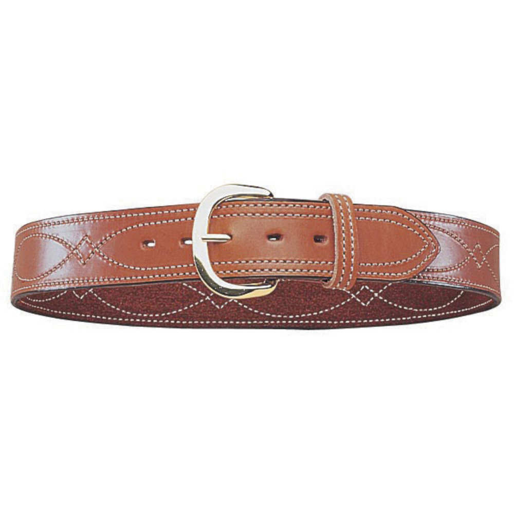 bianchi - 12299 - B9-FANCY STITCHED BELT TAN SZ44 BRS for sale