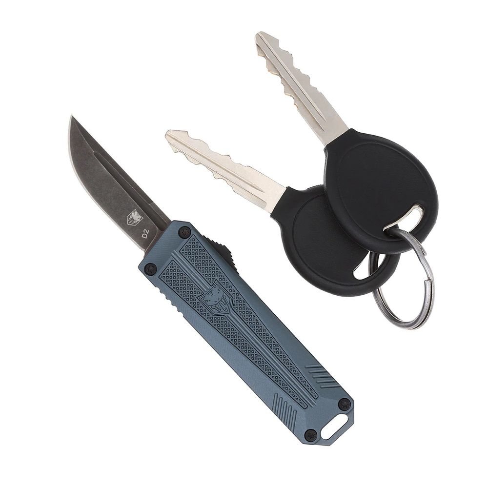 cobratec knives - CALI929TBGRYDNS - CALIFORNIA OTF 929TB GREY DROP NOT SERR for sale