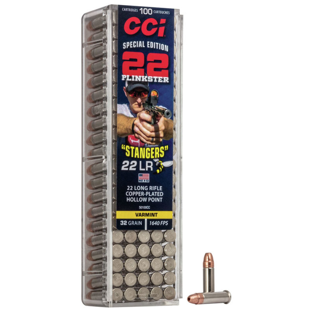 CCI STANGERS 22LR 32GR JHP 1640FPS 100RD 50BX/CS - for sale