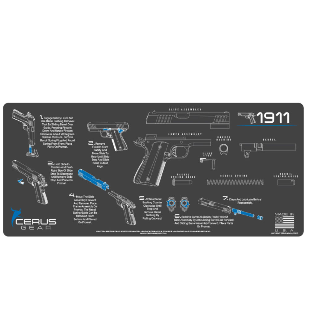 cerus gear - IM1911INSGRY - 1911 INSTRUCTIONAL GRAY/BLUE for sale