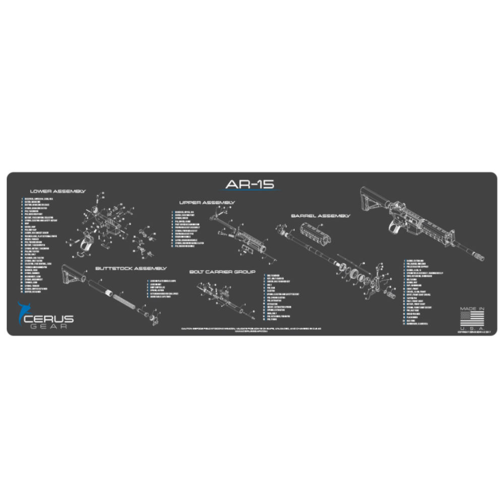 cerus gear - RMAR15SCHGRY - AR-15 SCHEMATIC GRAY for sale