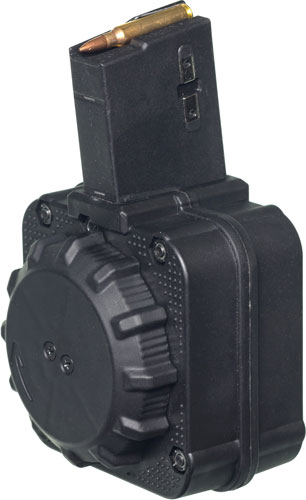 pro-mag - Standard - .223 REM | 5.56 NATO MAGS ONLY - AR-15 5.56 MM 65RD DRUM BLACK POLYMER for sale