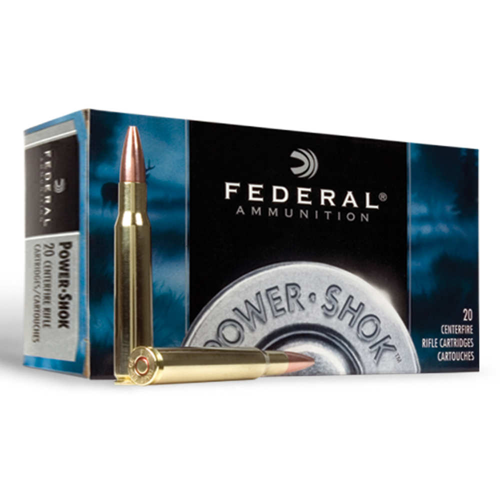 FEDERAL POWER-SHOK 25-06 REM 117GR SP 20RD 10BX/CS - for sale
