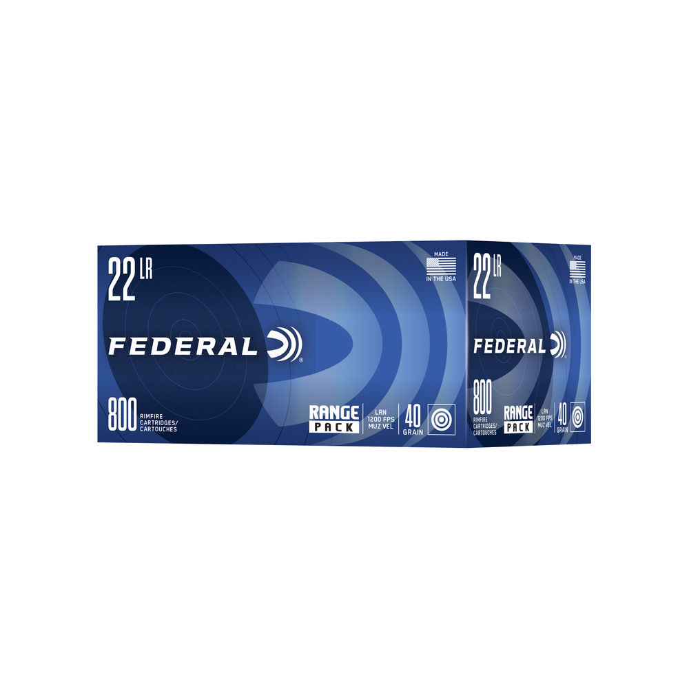 FEDERAL 22LR 40GR LEAD-RN 1200FPS 800RD 4BX/CS - for sale