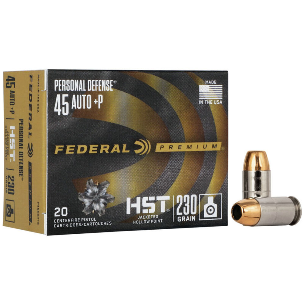 Federal - Premium - .45 ACP|Auto - 230 GR HST JHP 45 AUTO PLUS P 20RD/BX for sale