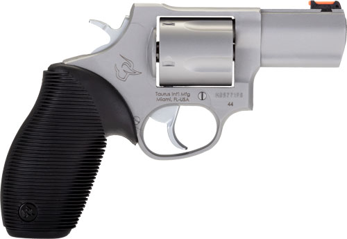 TAURUS TRACKER .44MAG 2.5" 5-SHOT SS RUBBER < - for sale