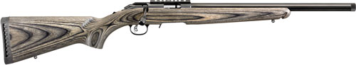 RUGER AMERICAN 22WMR 9-SHOT 18" HVY BBL THREADED BLK LAMIN - for sale