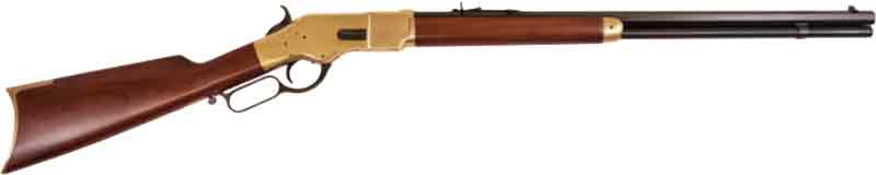 CIMARRON 1866 YELLOWBOY 38SP 24" OCTAGON BRASS/BLUED WALNUT - for sale