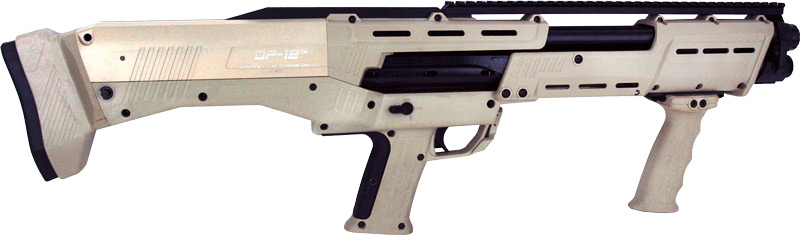 DP-12 12 GA DOUBLE BARREL PUMP SHOTGUN 16 RDS TAN! - for sale