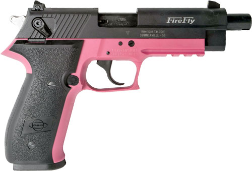 GERMAN SPORT FIREFLY 22LR 4" FS 10RD THREADED PINK - for sale