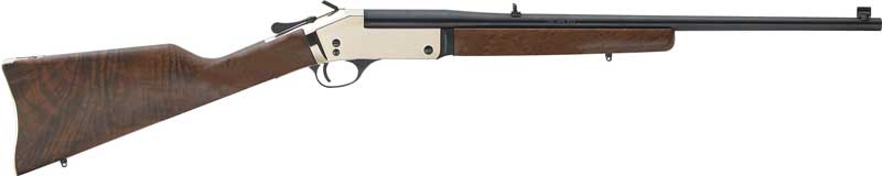 HENRY SINGLE BARREL 357/38 22" BRASS RECEIVER WALNUT - for sale