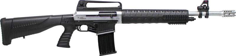 IVER JOHNSON STRYKER 12GA 3" 20" 5RD NICKEL BLACK - for sale