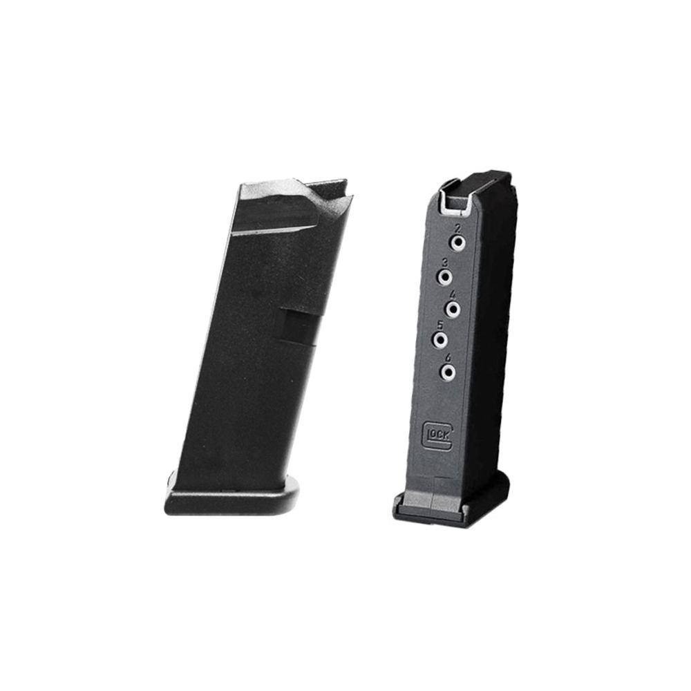 Glock - 33387 - 9 MM - G43 9MM 6RD MAGAZINE BULK for sale