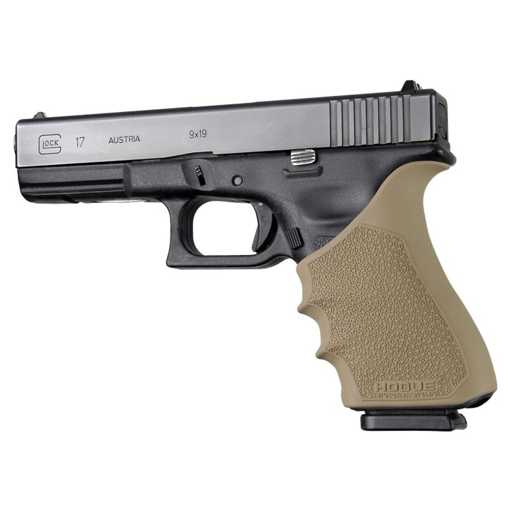 hogue - HandAll Beavertail Grip Sleeve - HANDALLBVRTAILGRPSLV GLK17 GEN 3-4 FDE for sale