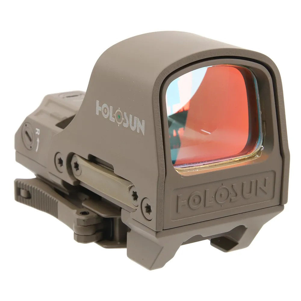 HOLOSUN 510 OPEN REFLEX GREEN MULTI RET SOLAR W/QD MOUNT FDE - for sale