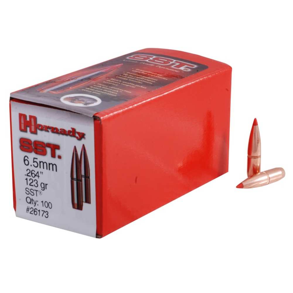 Hornady - SST - 6.5mm - BULLET 6.5MM .264 123 GR SST 100/BX for sale