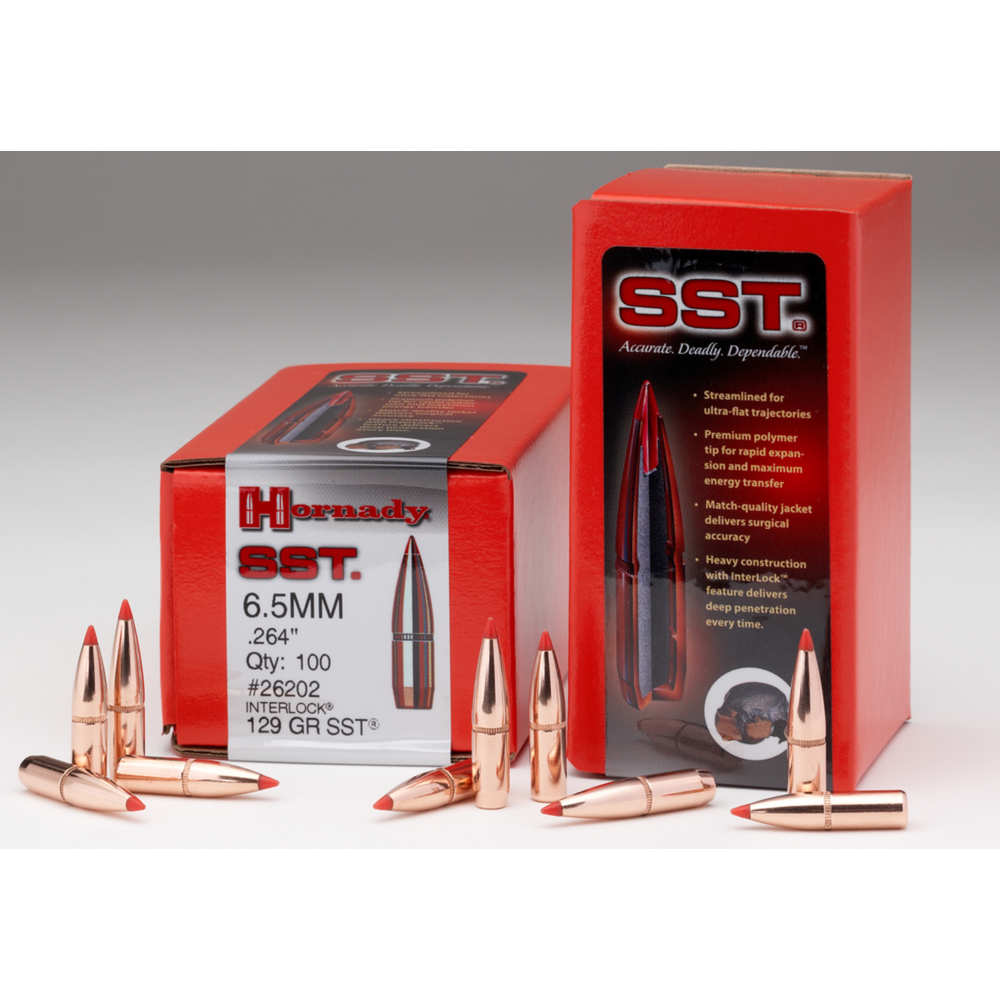 Hornady - SST - 6.5mm - BULLET 6.5MM 264 129 GR SST 100/BX for sale
