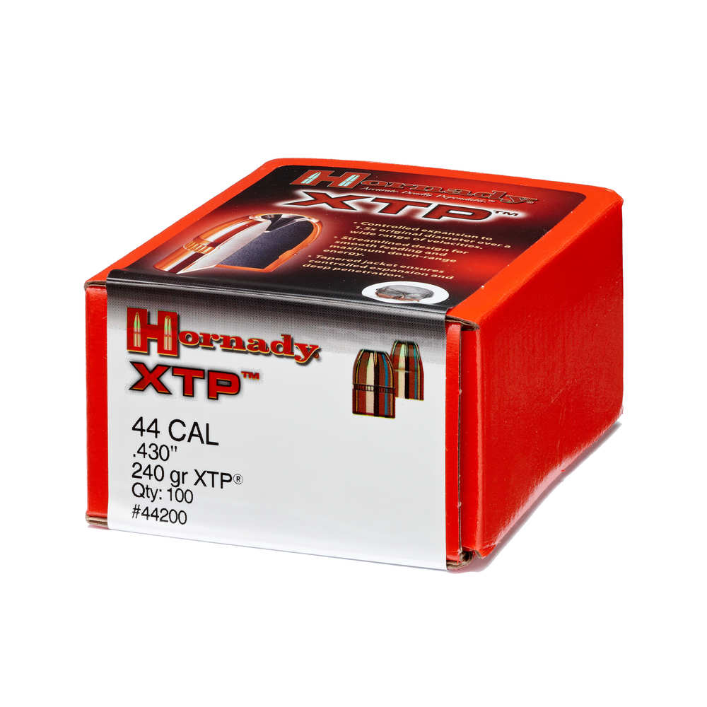 Hornady - XTP - 44 Caliber - BULLET 44 CAL 430 240 GR HP/XTP 100/BX for sale