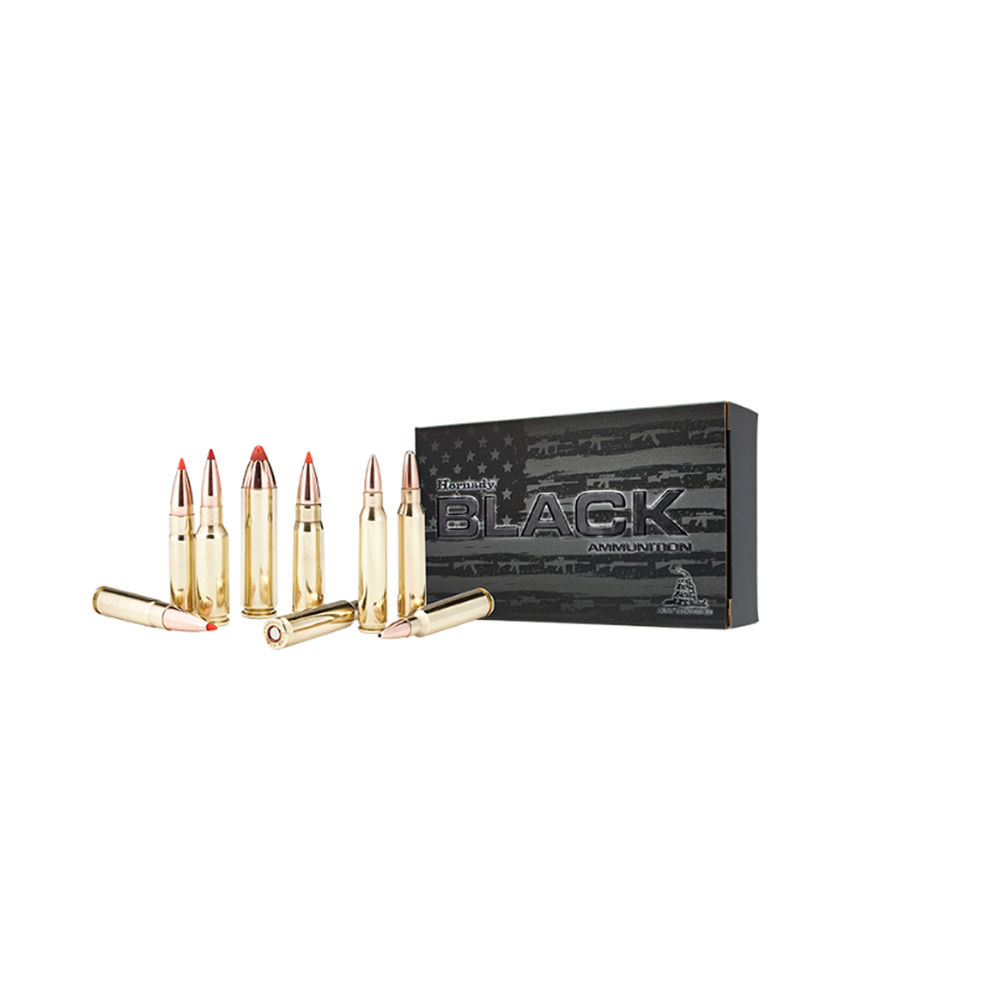 Hornady - Black - .308|7.62x51mm - AMMO BLACK 308 WIN 168 GR A-MAX 20/BX for sale