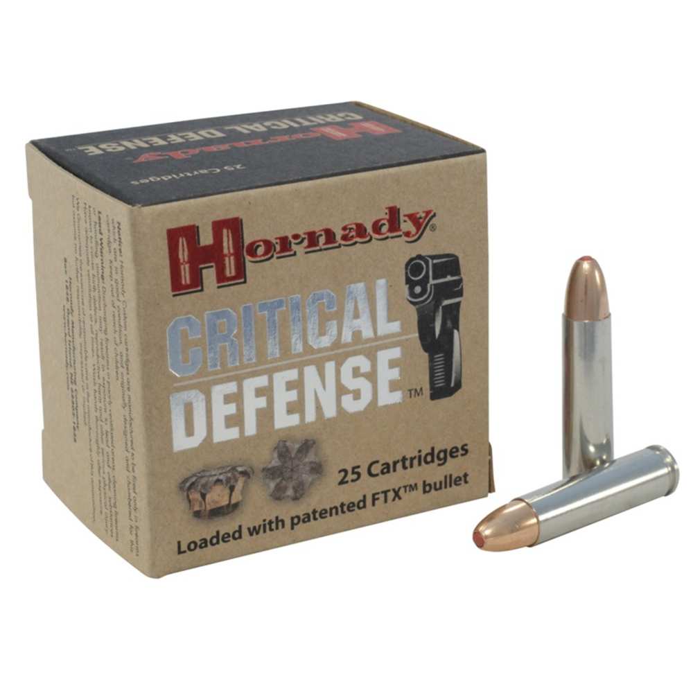 HORNADY CRITICAL DEFENSE 30 CARBINE 110GR FTX 25RD 10BX/CS - for sale