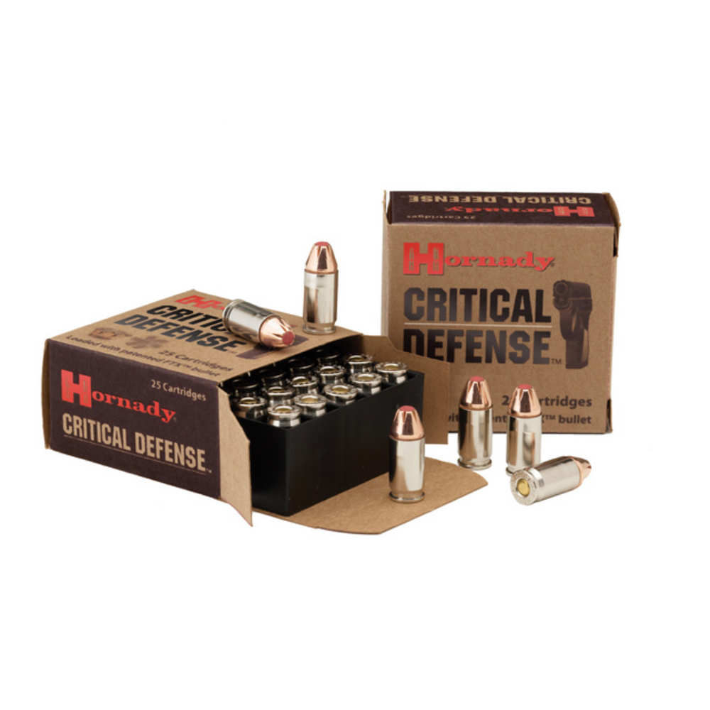 Hornady - Critical Defense - .380 Auto - AMMO 380 AUTO 90GR FTXCD 25/BX for sale