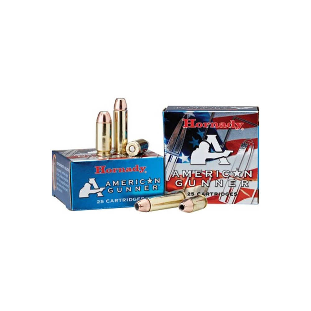 HORNADY AMERICAN GUNNER 9MM LUGER +P 124GR XTP 25RD 10BX/C - for sale