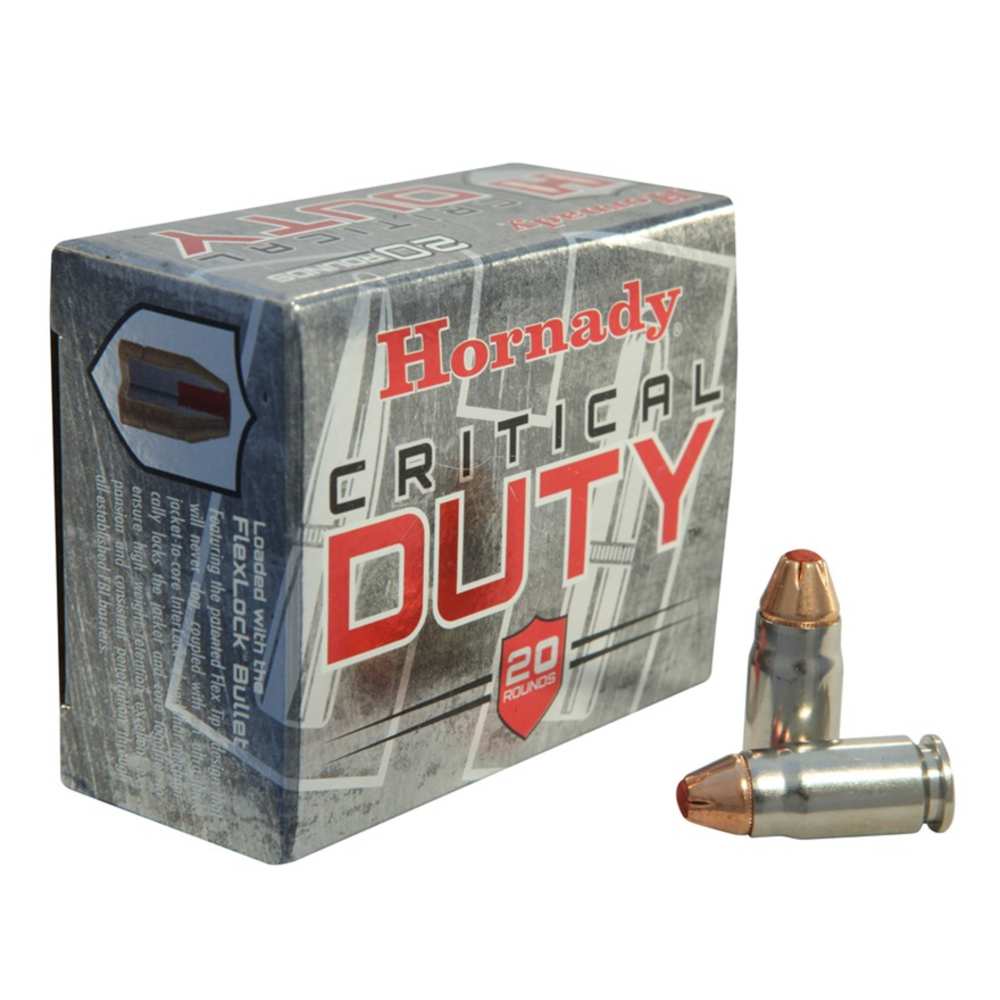 HORNADY CRITICAL DUTY 357 SIG 135GR FLEXLOCK 20RD 10BX/CS - for sale