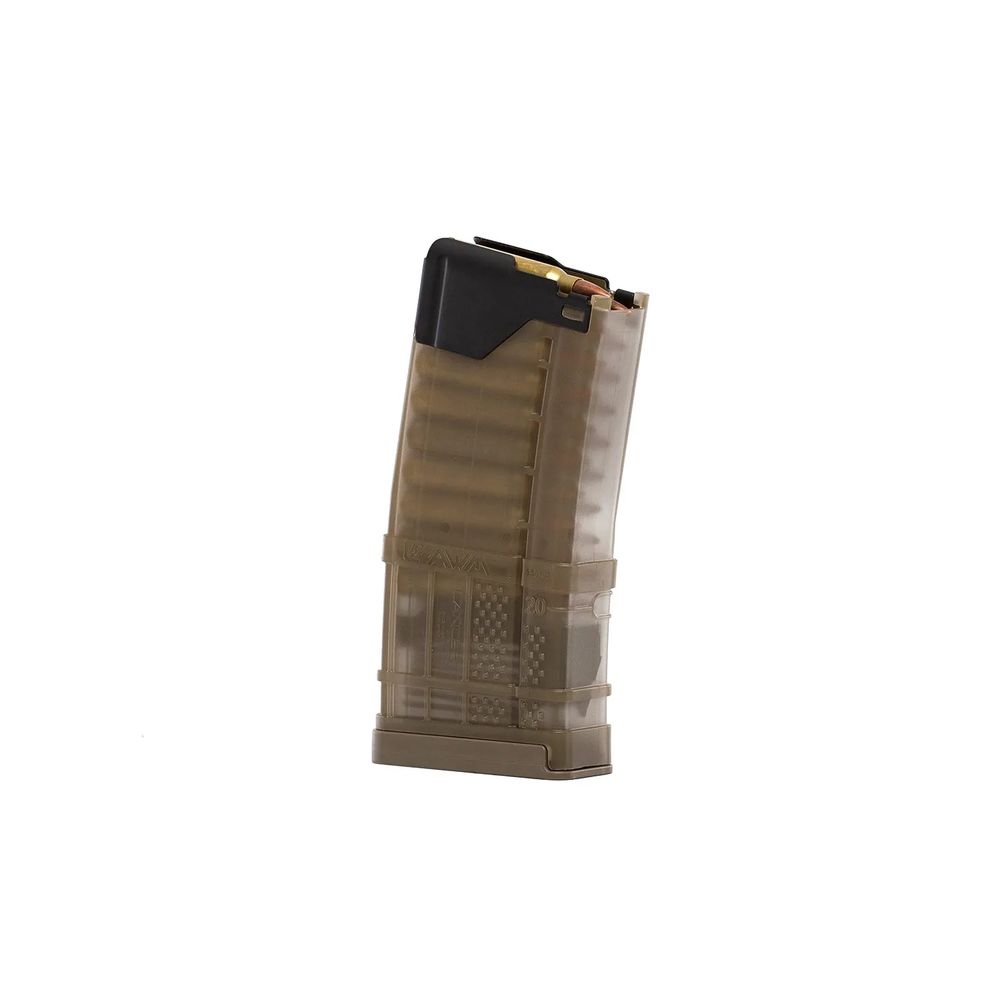 lancer systems - L5 Advanced Warfighter - 223 Remington - L5AWM 223/5.56 20RD TRANS DARK EARTH for sale