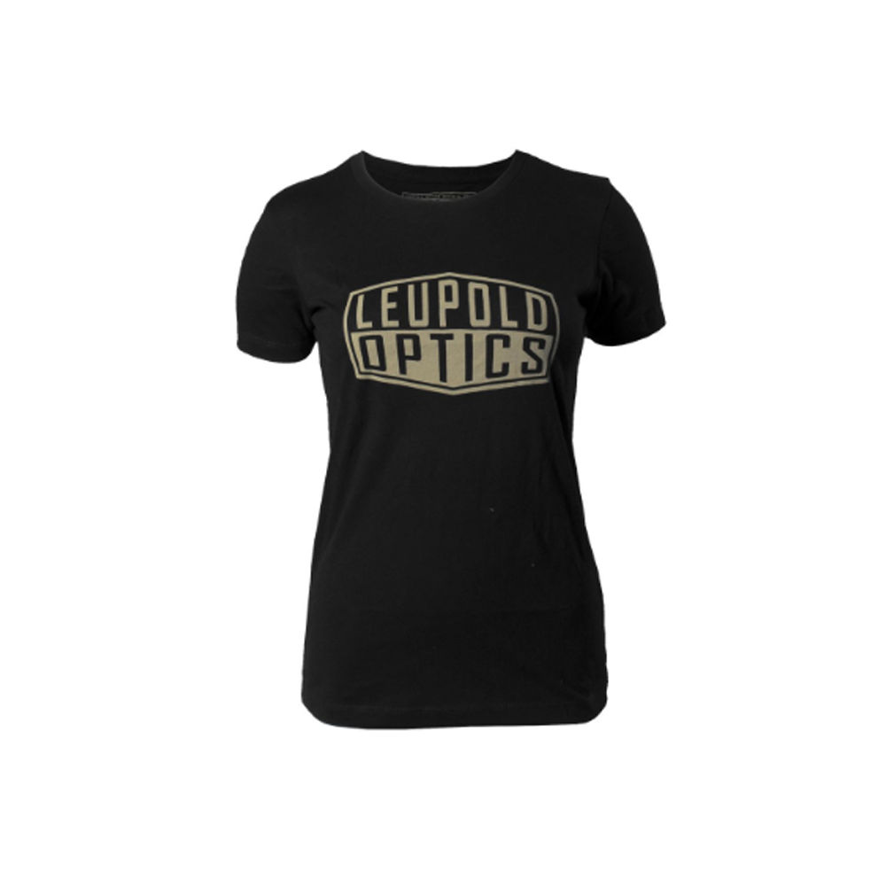 leupold & stevens - 178233 - W S LEUPOLD OPTICS BADGE TEE BLACK S for sale