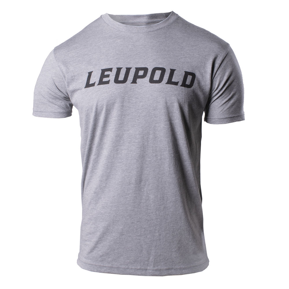 leupold & stevens - Wordmark - LEUPOLD WORDMARK TEE GRAPHITE HEATHER M for sale