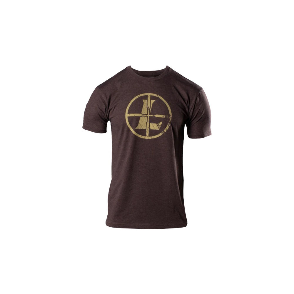 leupold & stevens - 181848 - DISTRESSED RETICLE TEE ESPRESSO HTHR M for sale