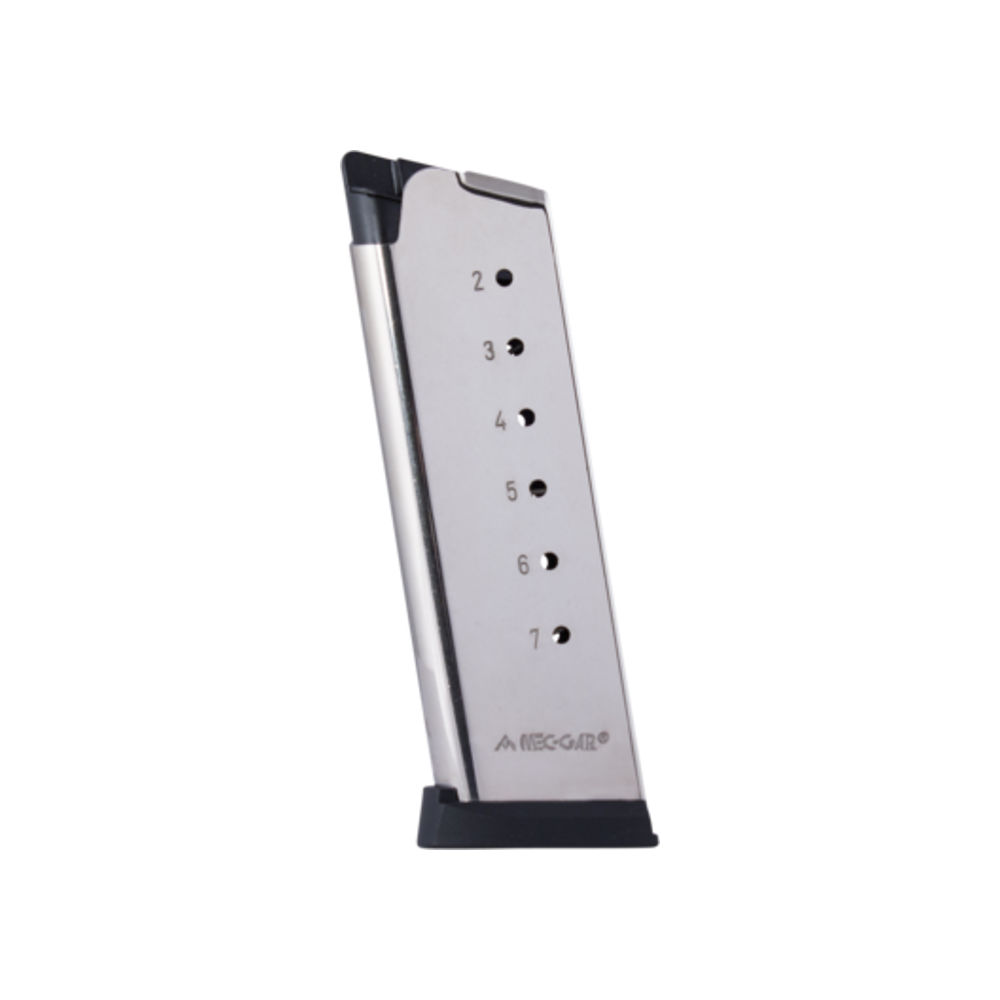 mec-gar - MGCO4507NPF - .45 ACP|Auto - OFFICER .45 ACP 7RD NKL MAG W/BTPLT/FLWR for sale