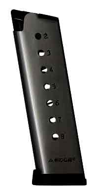 mec-gar - Standard - .45 ACP|Auto - GOVT 45 ACP BL 8RD MAG W/PLAS FOL for sale
