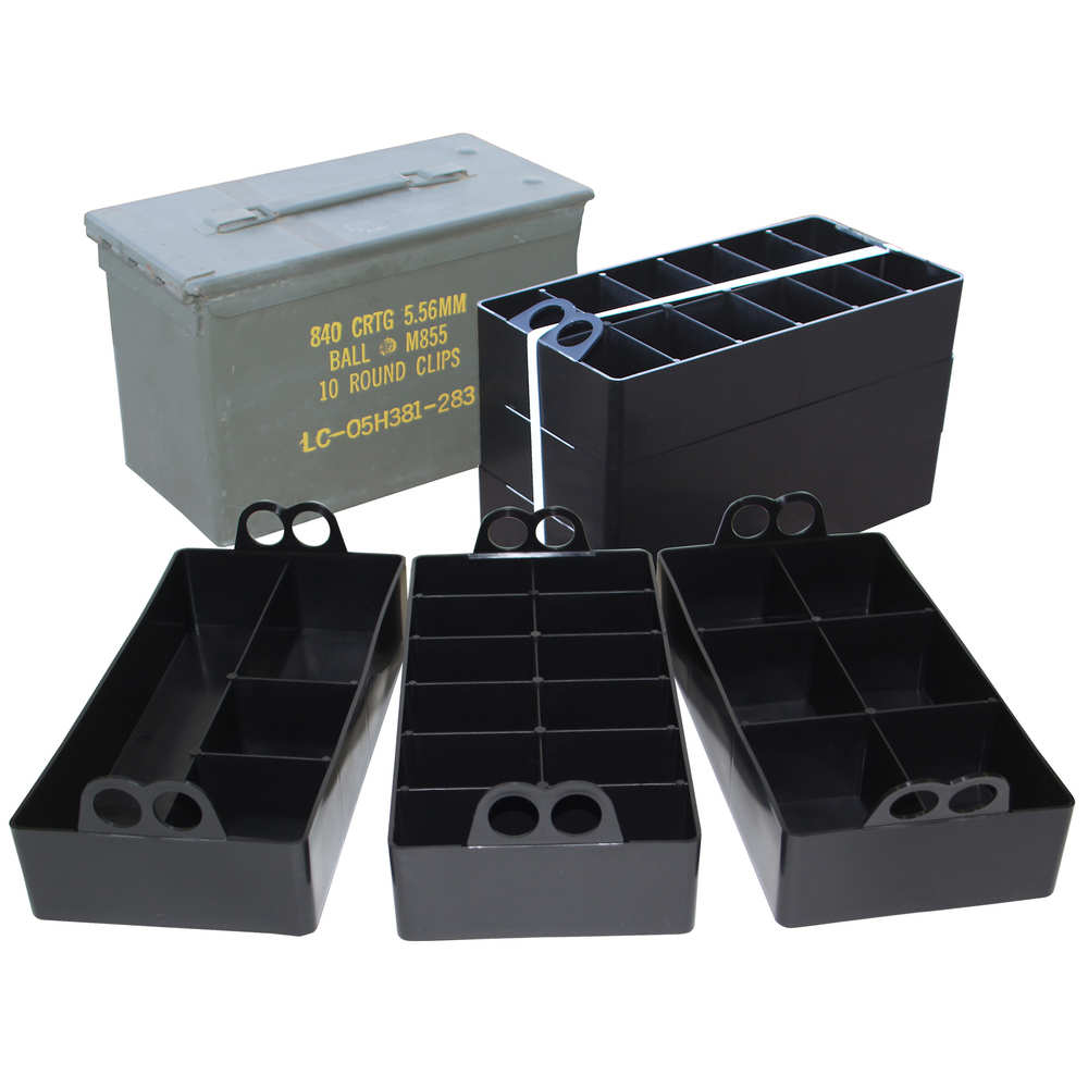 mtm case-gard - Ammo Can Organizer Insert - AMMO CAN ORGANIZER INSERT 3PK BLK for sale