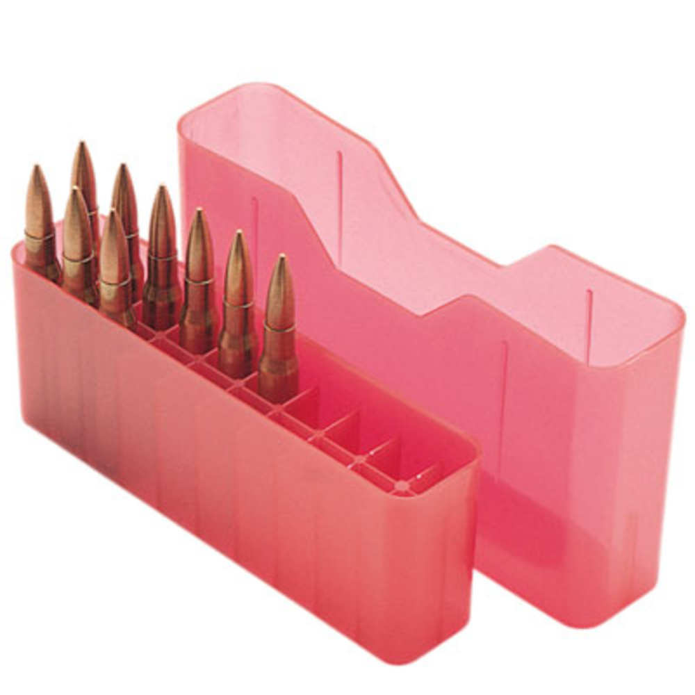 mtm case-gard - J20LLD29 - RIFLE SLIP-TOP 20RD 7MM REM CLR RED for sale