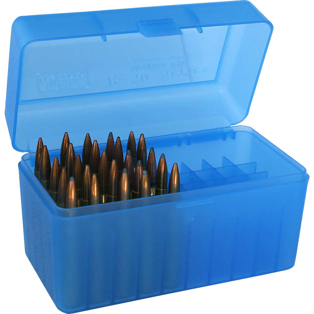 mtm case-gard - Case-Gard - AMMO BOX - 50 RD FLIP TOP 375 REM BLU for sale