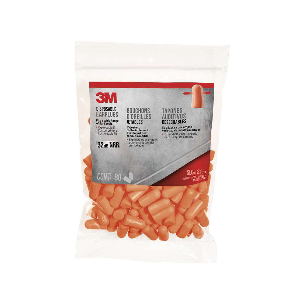 peltor - 92800H80DC - DISPOSABLE EARPLUGS 80PR/PK for sale